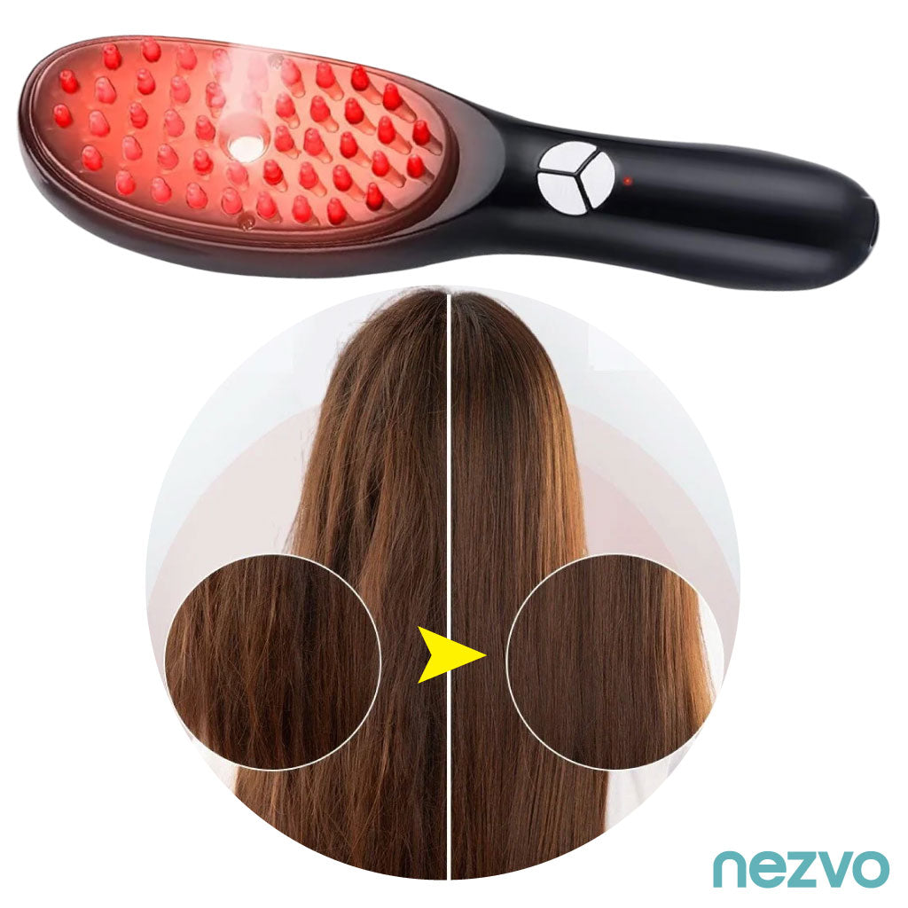 فرشاة العناية الذكية بالشعر 4 في 1 | توقف التساقط، تنظيف عميق ولمعان من أول استعمال